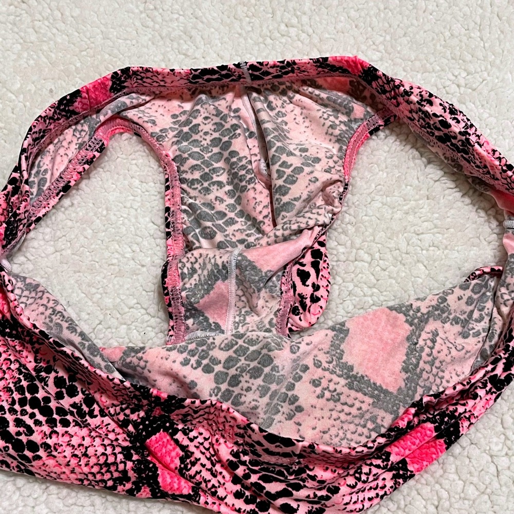 Jockmail Medium (27-30) Mens Pink Snakeskin Print Brief Low Rise Underwear JM394 - Picture 5 of 8